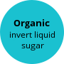 Organic invert liquid sugar